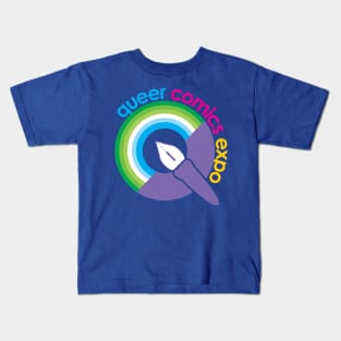 QCE "Q" Logo Gay MLM Kids T-Shirt